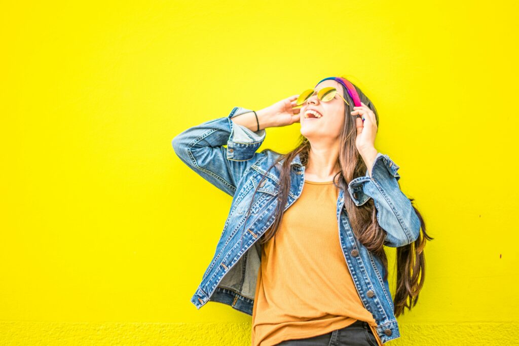 woman happy after hiring remote team